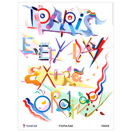 Fiona Rae Paris Everyday Extraordinary Team GB poster